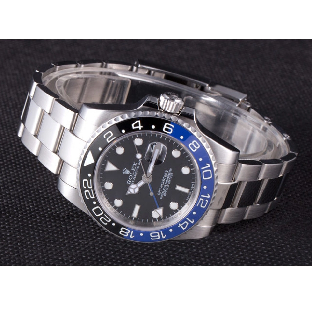 MiroTime 0801 Rolex GMT MASTER II BLACK BLUE BEZEL 2013 rl431 621393